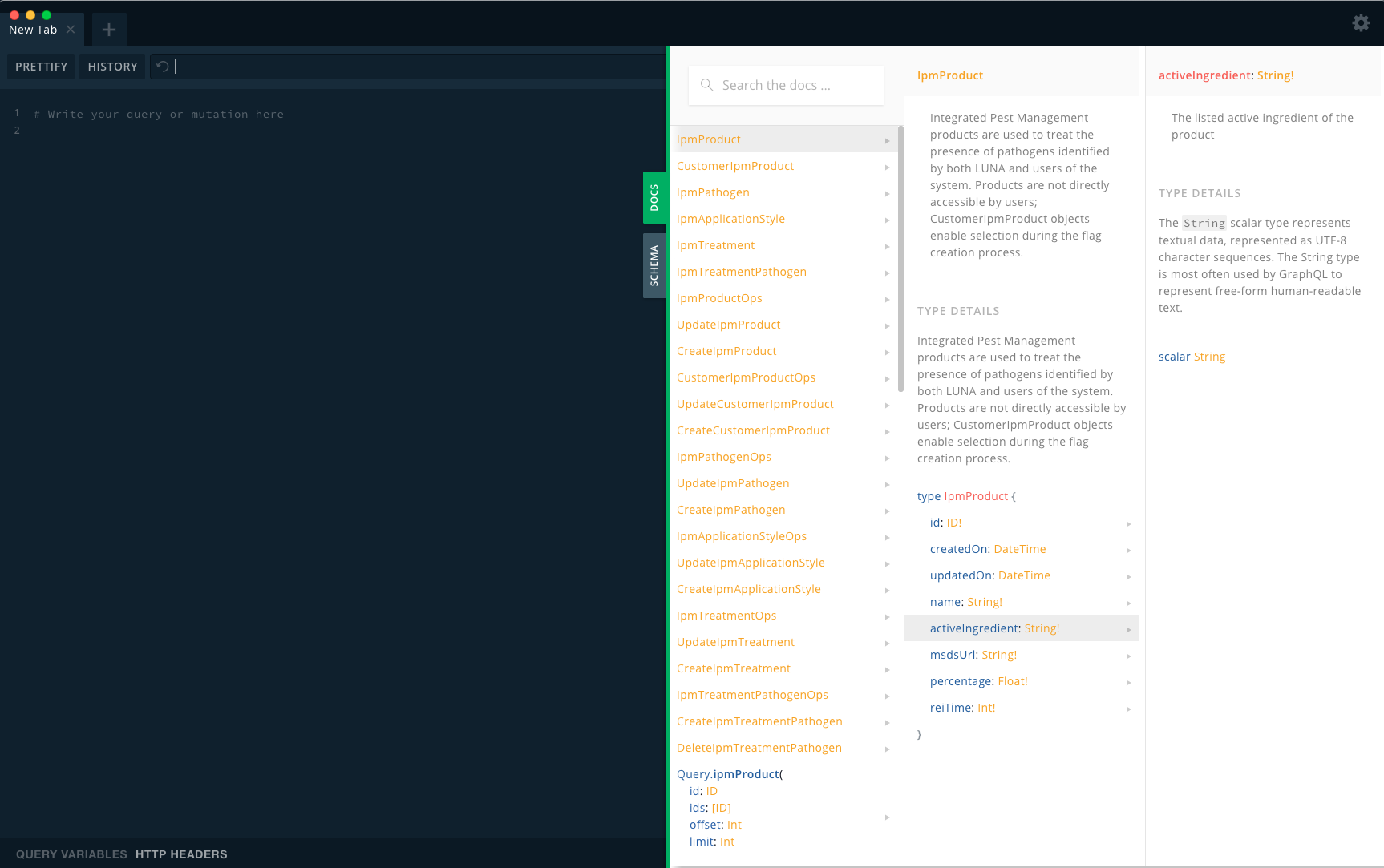 GraphQL Playground Example